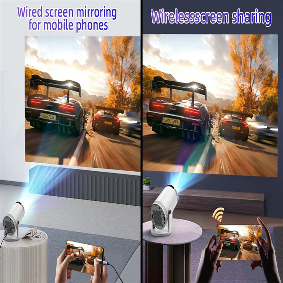 Portable Projector 4K Home Cinema Outdoor
