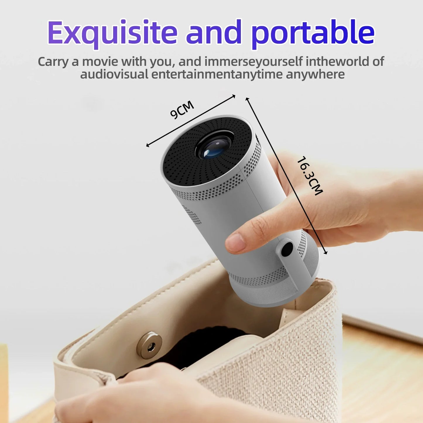 Portable Projector 4K Home Cinema Outdoor