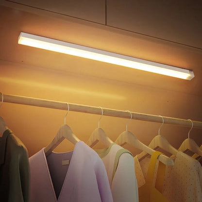 LED Motion Sensor Light Wireless LED Night Light Type C Rechargeable Light Cabinet Wardrobe Lamp Staircase Backlight for Kitchen