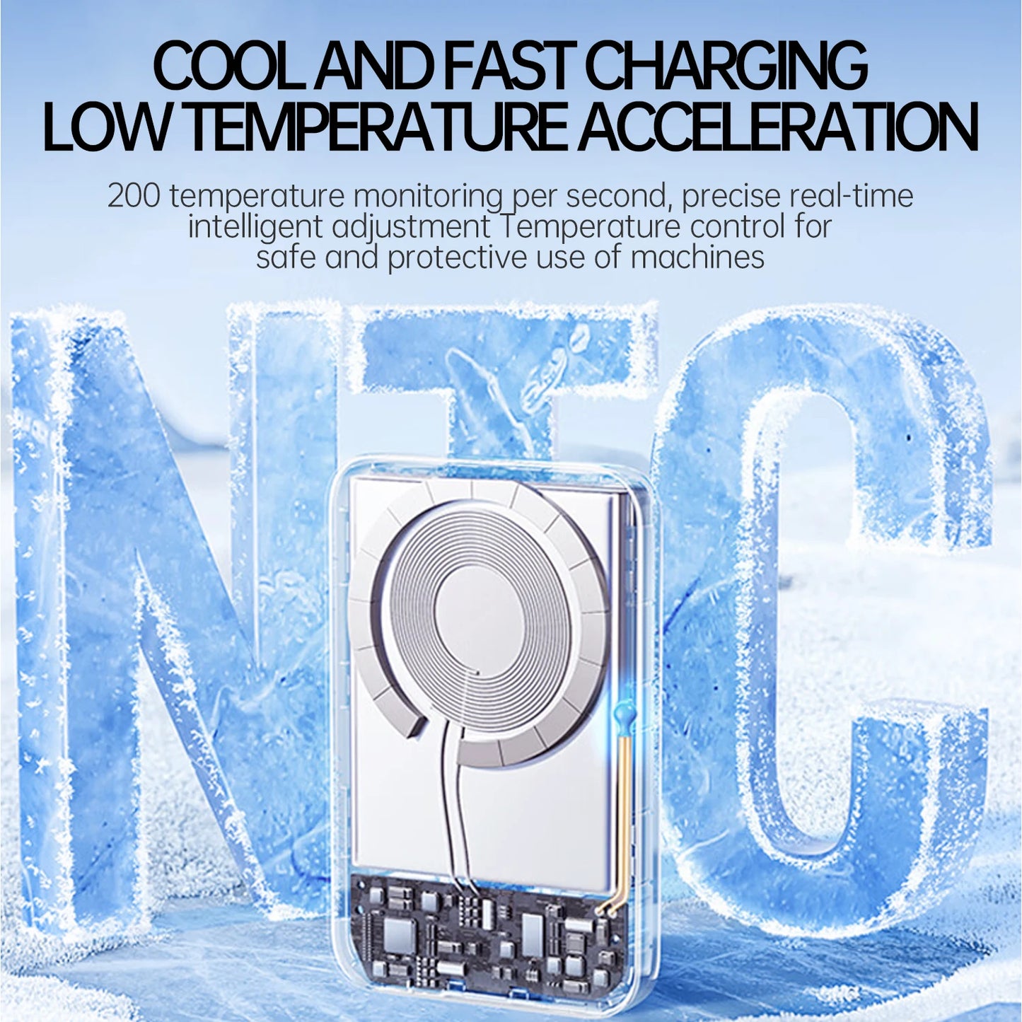 Fast Charging Magnetic Wireless Power Bank PD25W 