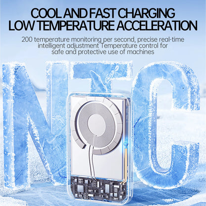 Fast Charging Magnetic Wireless Power Bank PD25W 