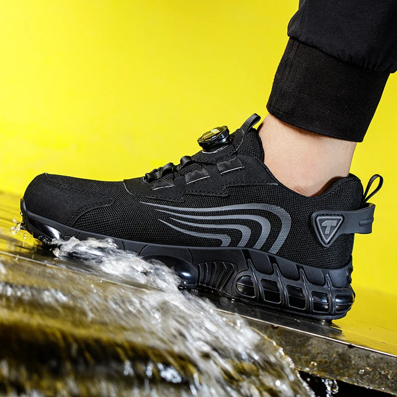 Safety Shoes Rotary Button 